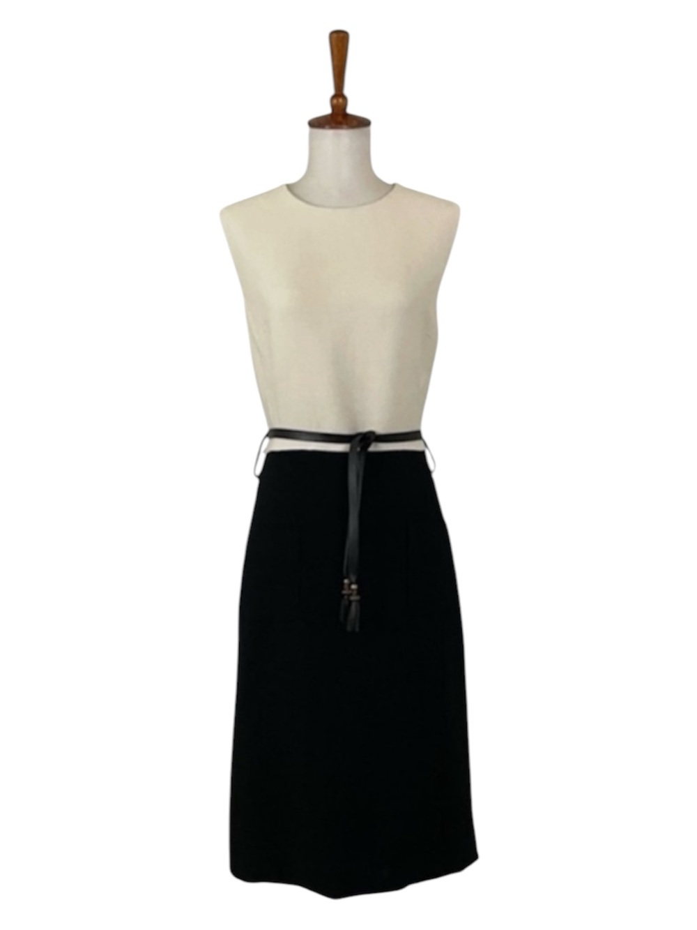 Milly Colorblock Dress Women’s‎ 12 Crew Neck Sleeveless Sheath Classic Chic